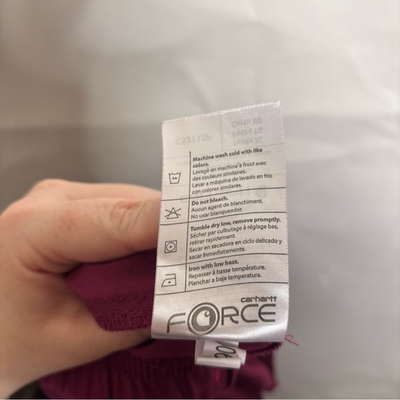 Carhartt Force Cross-Flex Women's Boot Cut Scrub Pant size XL petite - Picture 9 of 9